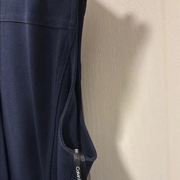 Calvin Klein Motto Style Navy Sheath Dress. Size 14 Never Worn. - Picture 9 of 13